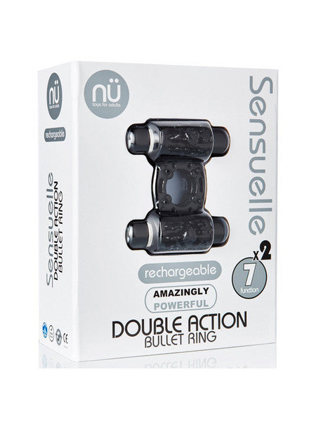 NU Sensuelle Double Action 7 Function Black