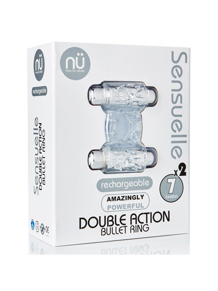 NU Sensuelle Double Action 7 Function Clear