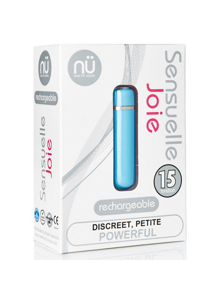 NU Sensuelle Joie 15 Function Bullet Blue