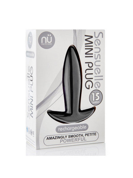 NU Sensuelle Mini Plug 15 Function Black