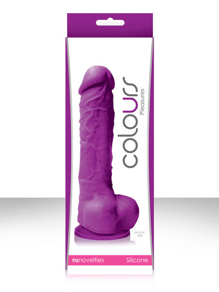 Colours Pleasure 5in. Dildo Purple