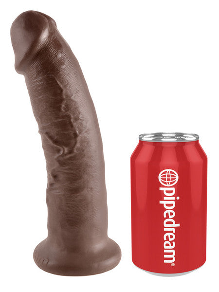 King Cock - 9 in. Cock Brown