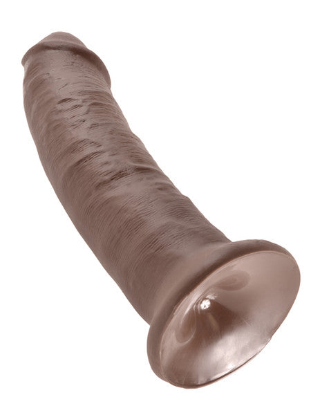 King Cock - 9 in. Cock Brown