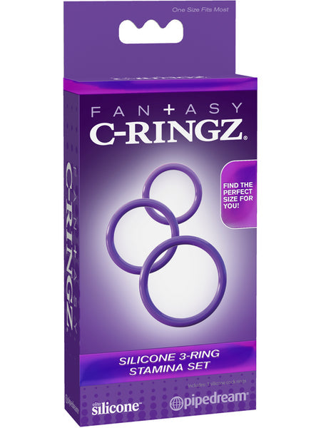 Fantasy C-Ringz Silicone 3 Piece Stamina Set