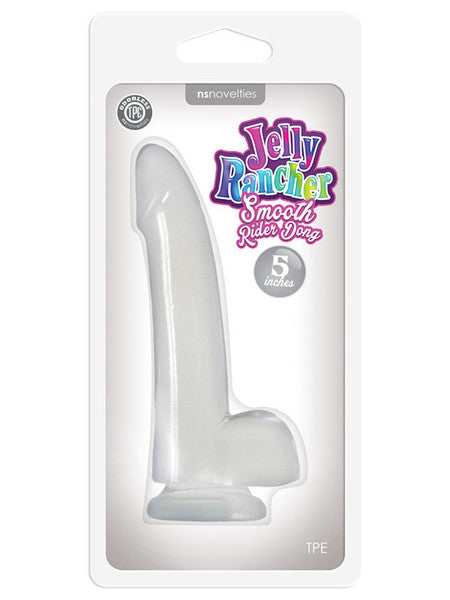 Jelly Rancher 5 in. Smooth Rider Dong Clear