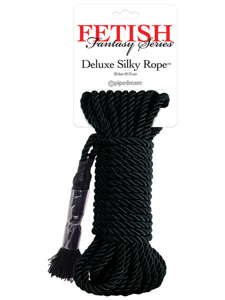 Fetish Fantasy Series Deluxe Silk Rope - Black