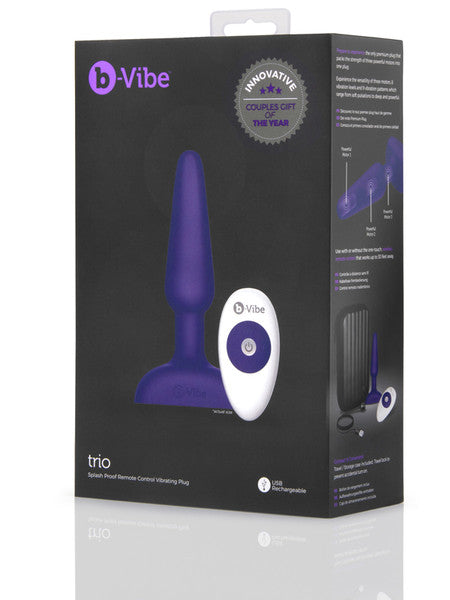 b-Vibe trio plug Purple