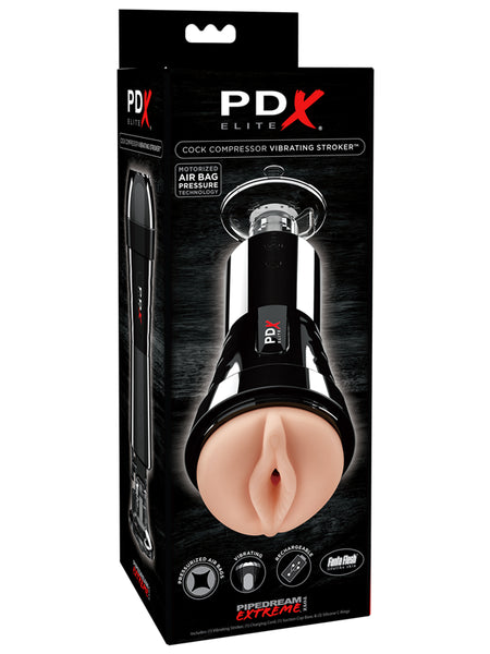 PDX ELITE Cock Compressor Vibrating Stroker