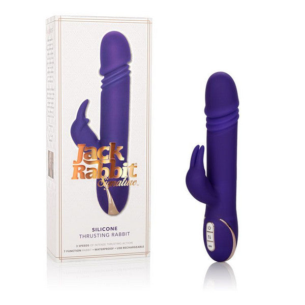 Premium Jack Rabbit Signature Silicone Thrusting Purple
