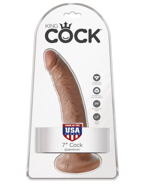 King Cock  7 in. Cock Tan