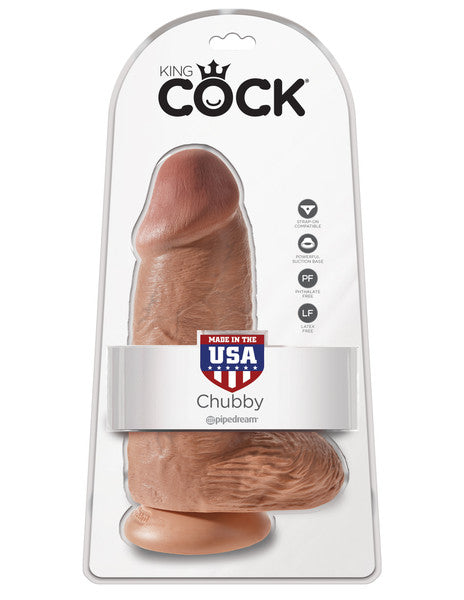 King Cock Chubby 9 in Tan