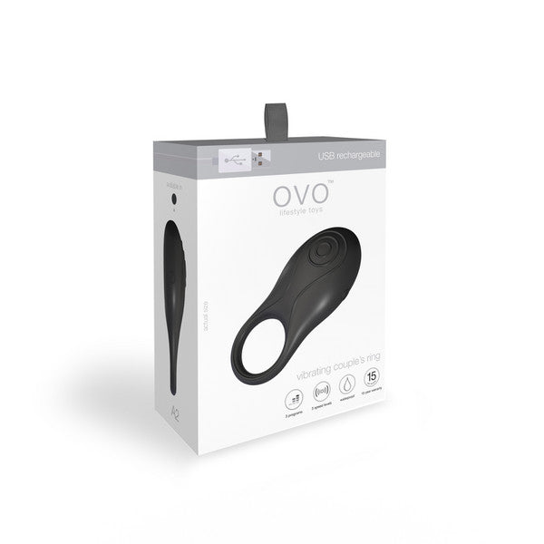 OVO A2 Rechargeable Ring Black