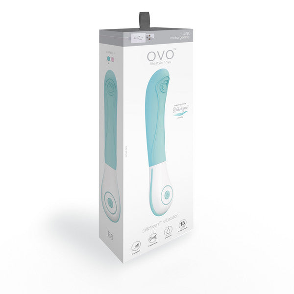 OVO E8 Rechargeable  Vibrator Aqua