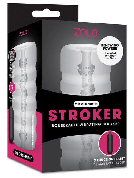 ZOLO Girlfriend Squeezable Vibrating Stroker