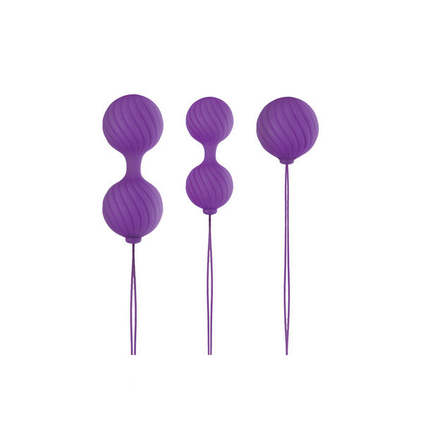 Luxe O Weighted Kegel Balls Purple