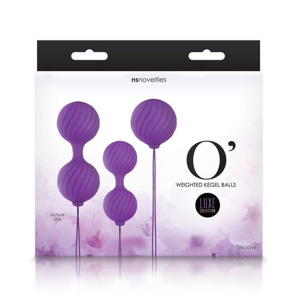 Luxe O Weighted Kegel Balls Purple