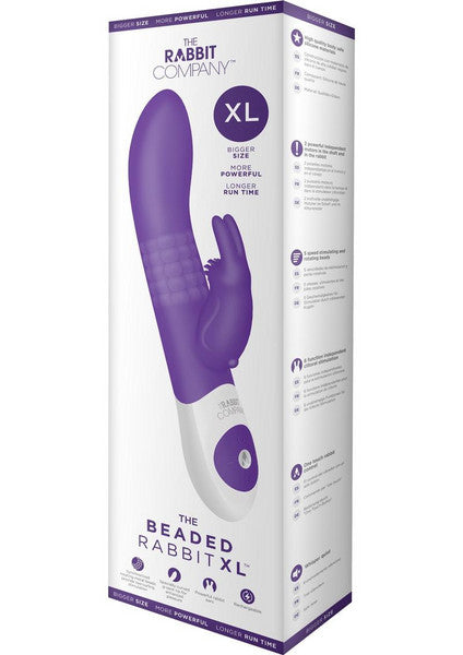 Beaded Rabbit XL Purple