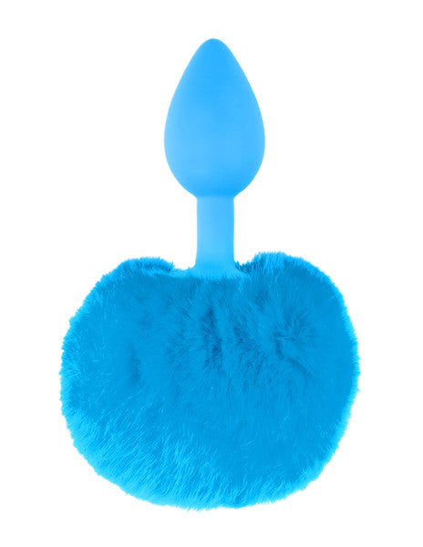 Neon Bunny Tail - Blue