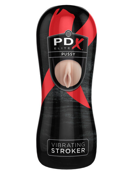 PDX ELITE Vibrating Stroker Pussy