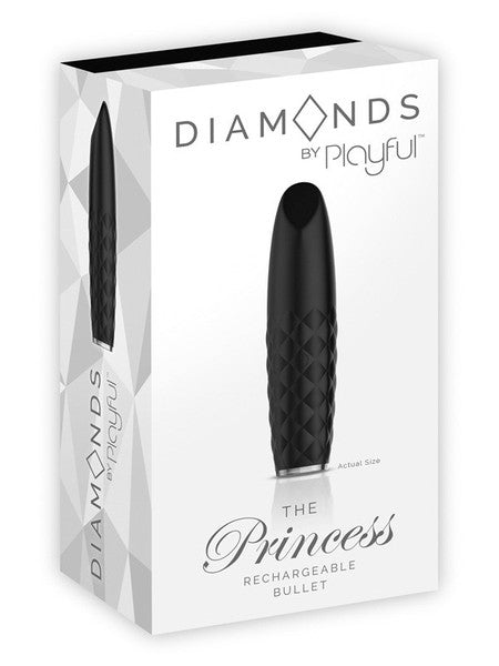 Diamonds The Princess - Rechargeable Bullet Blk
