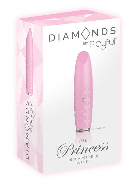 Diamonds The Princess - Rechargeable Bullet Pink