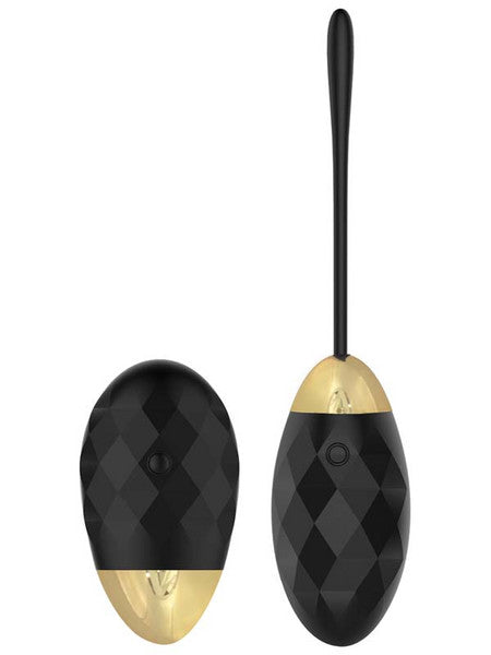 Diamonds The Majesty - Rechargeable Egg with Remote Blk