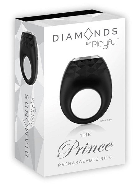 Diamonds The Prince - Rechargeable Ring Black
