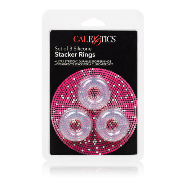 Set of 3 Silicone Stacker Rings