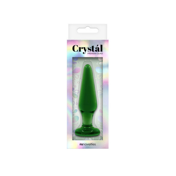 Crystal Tapered Plug Medium Green