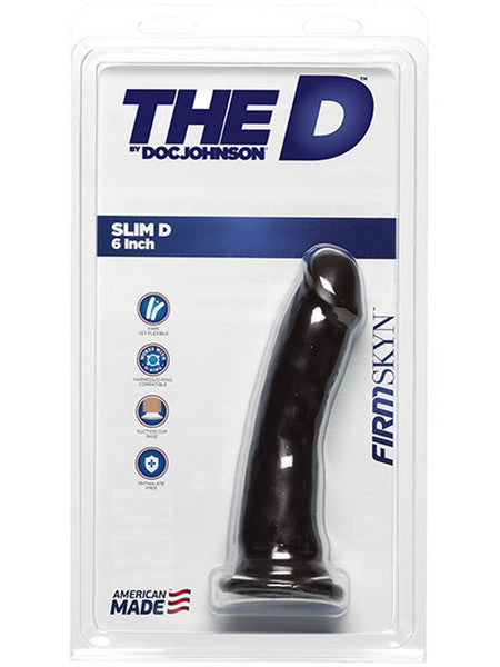 The D Slim D 6 Inch without Balls FIRMSKYN Chocolate