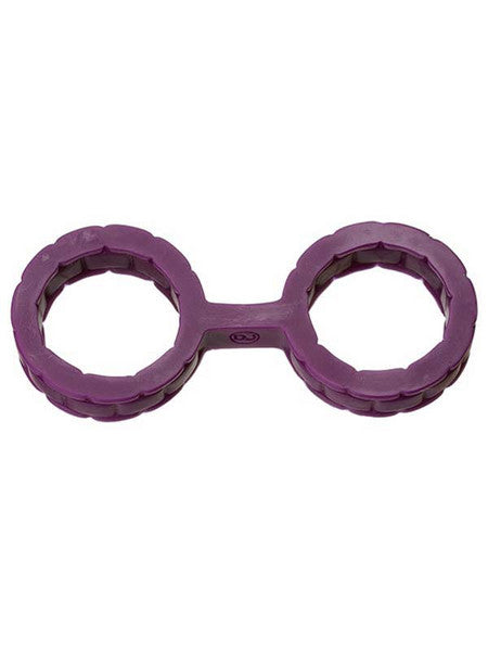 Japanese Bondage Silicone Cuffs Small Purple