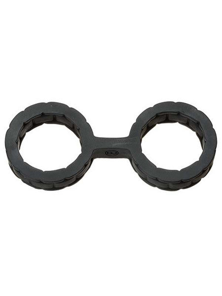 Japanese Bondage Silicone Cuffs Small Black