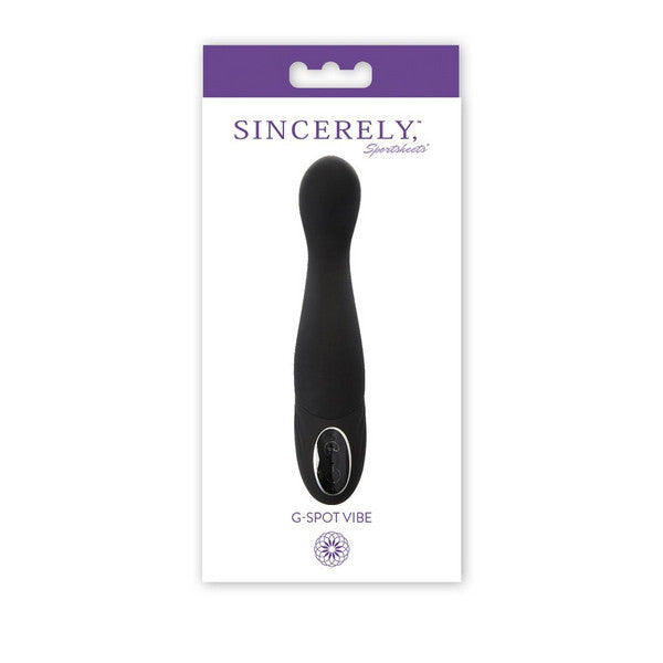 Sincerely G-Spot Vibe-Black