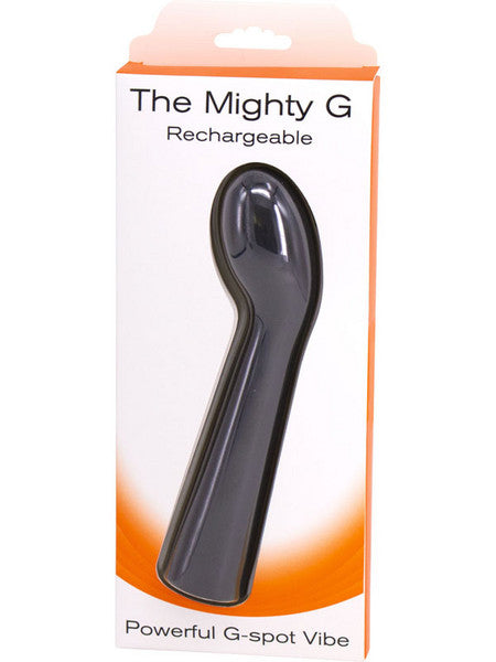 Rechargeable Silicone G Spot Vibe Black