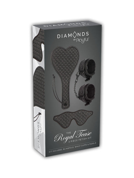 Playful Diamonds The Royal Tease 3 Piece Fetish Kit