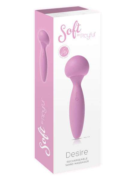 Soft by Playful Desire - Wand Massager Pink