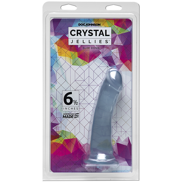 Crystal Jellies - 6.5 Inch Slim Dong Clear