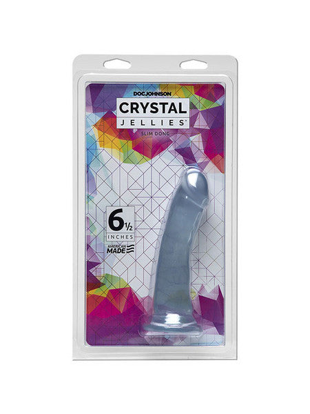 Crystal Jellies - 6.5 Inch Slim Dong Clear