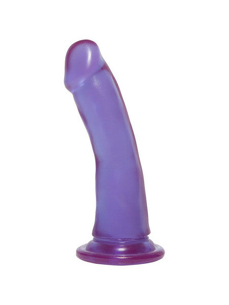 Crystal Jellies - 6.5 Inch Slim Dong Purple