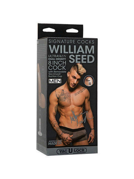 Signature Cocks William Seed - 8inch w VacULock Suction Cup