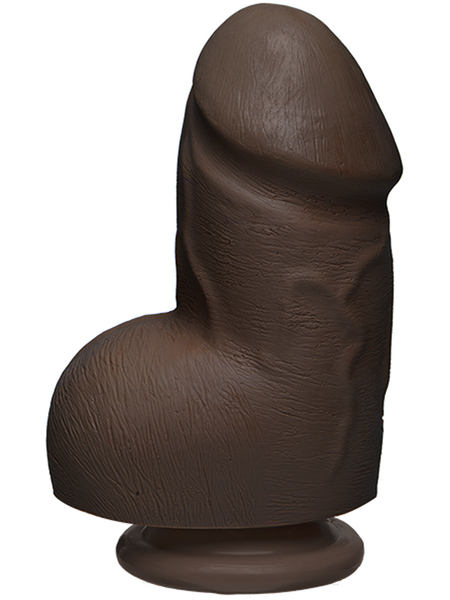 The D - Fat D - 6 Inch with Balls - ULTRASKYN Chocolate