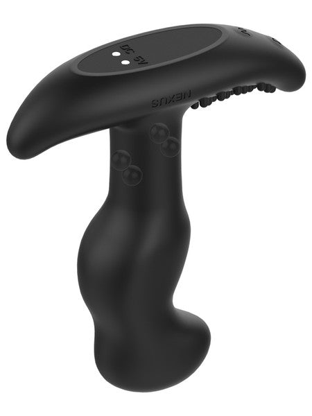 G Stroker Unisex Massager with Unique Stroker Beads Black