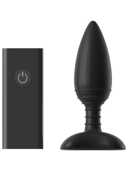 ACE SMALL Remote Control Vibrating Butt Plug Black