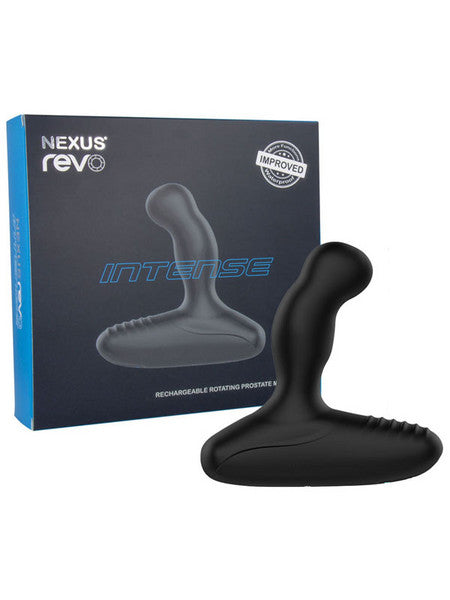 REVO INTENSE Waterproof Rotating Prostate Massager Black