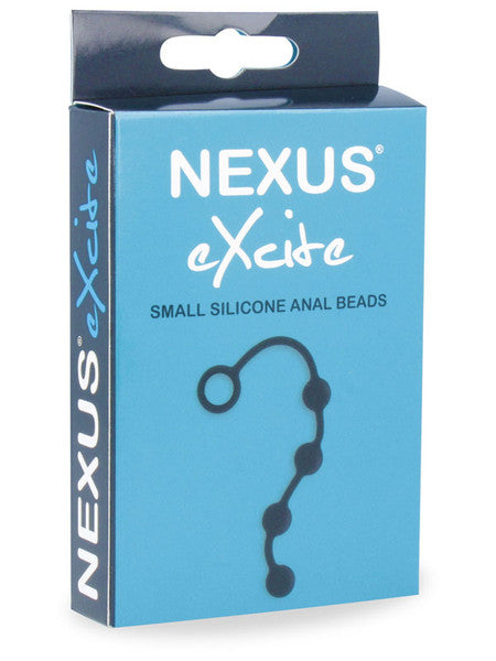 EXCITE Silicone Anal Beads Black