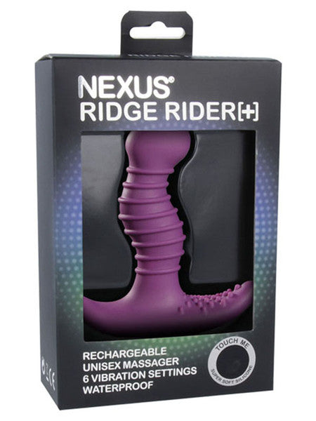 RIDGE RIDER Plus Unisex Vibrator Purple