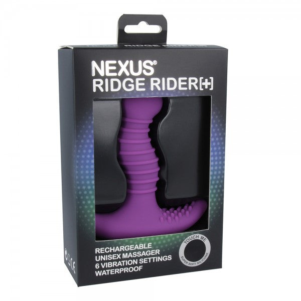 RIDGE RIDER Plus Unisex Vibrator Purple