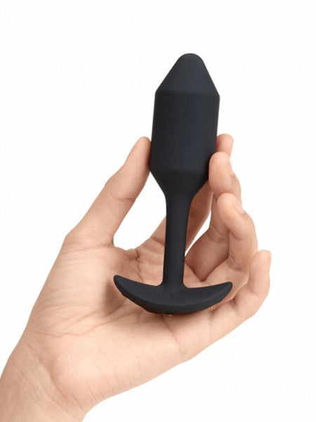 Vibrating Snug Plug Medium Black