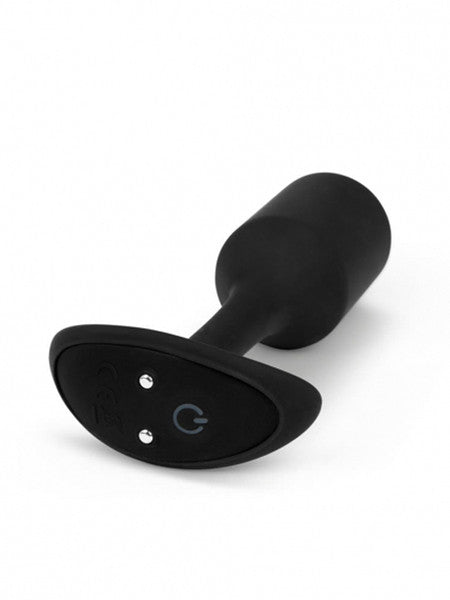 Vibrating Snug Plug Medium Black