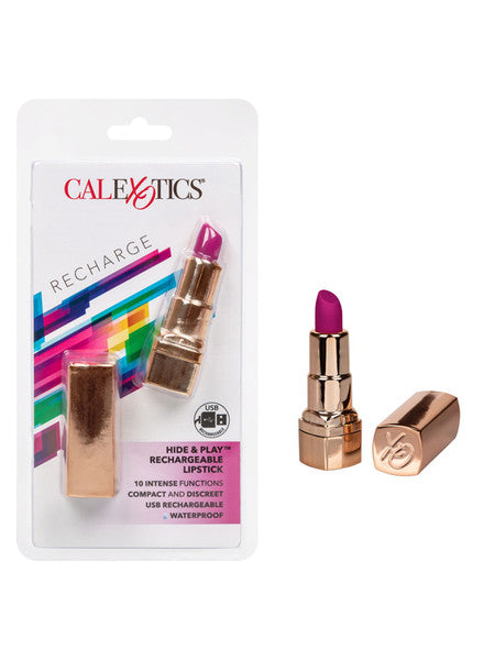 Hide and Play Rechargeable Lipstick Purple